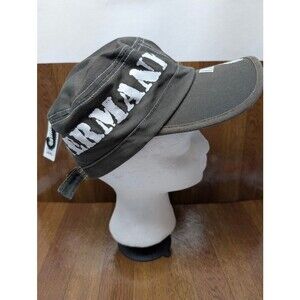 Amend Souvenir Germany Military Flat Cadet Top Cotton Strapback Cap Hat New